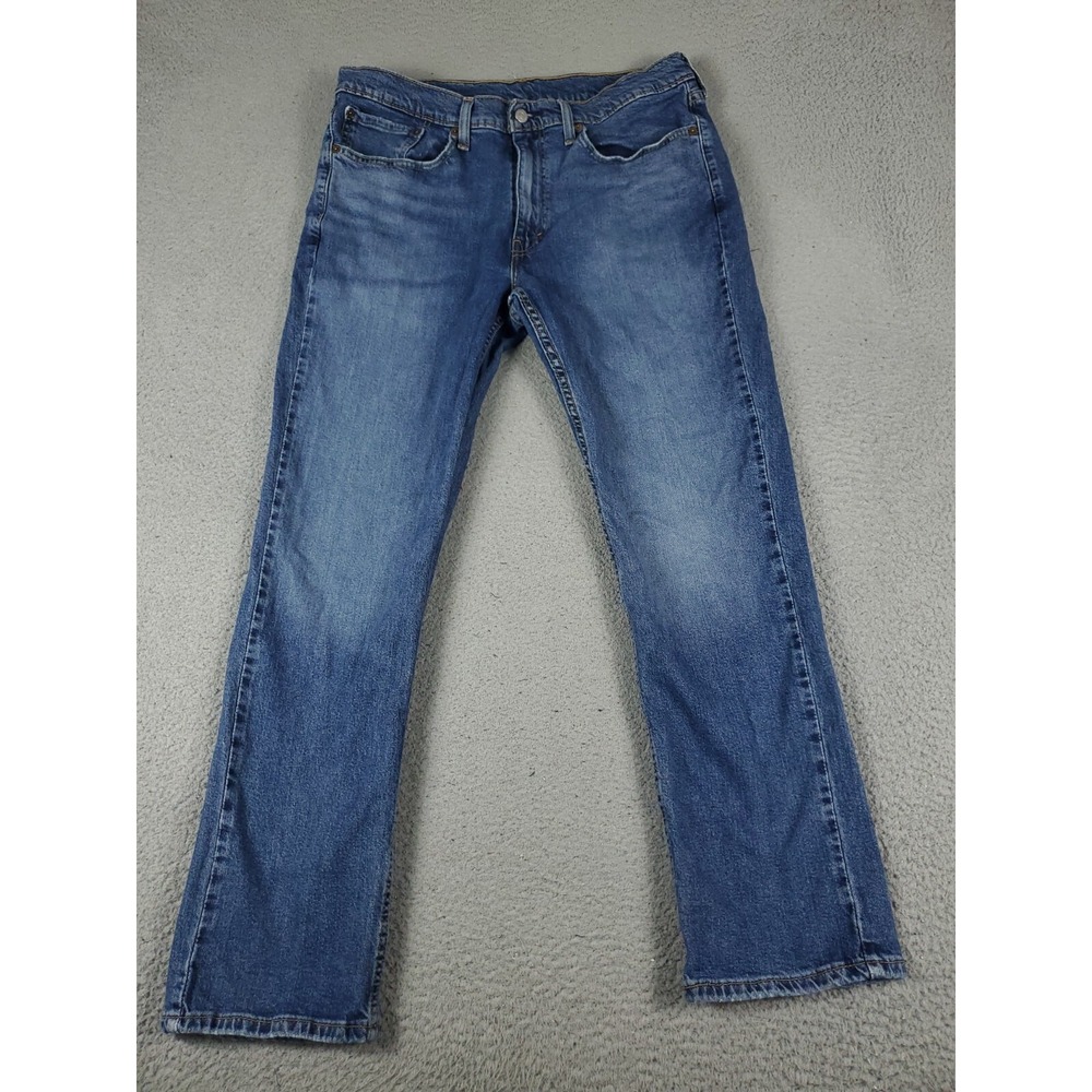 Levis 514 Jeans Mens Size 36x30 Blue Casual Straight Leg Denim Pants